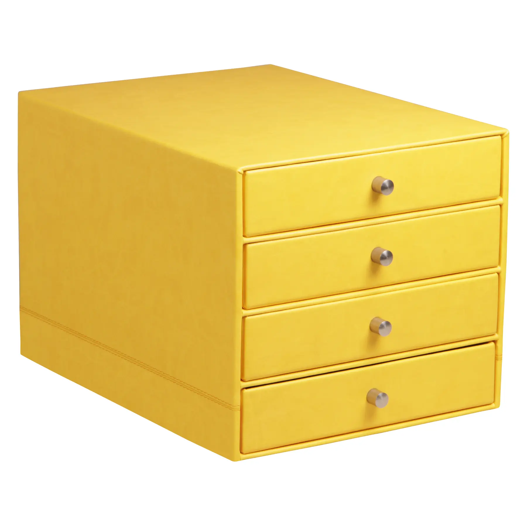 Aufbewahrungsbox mit 4 Schubladen aus italienischem Kunstleder Rhodia Rhodia