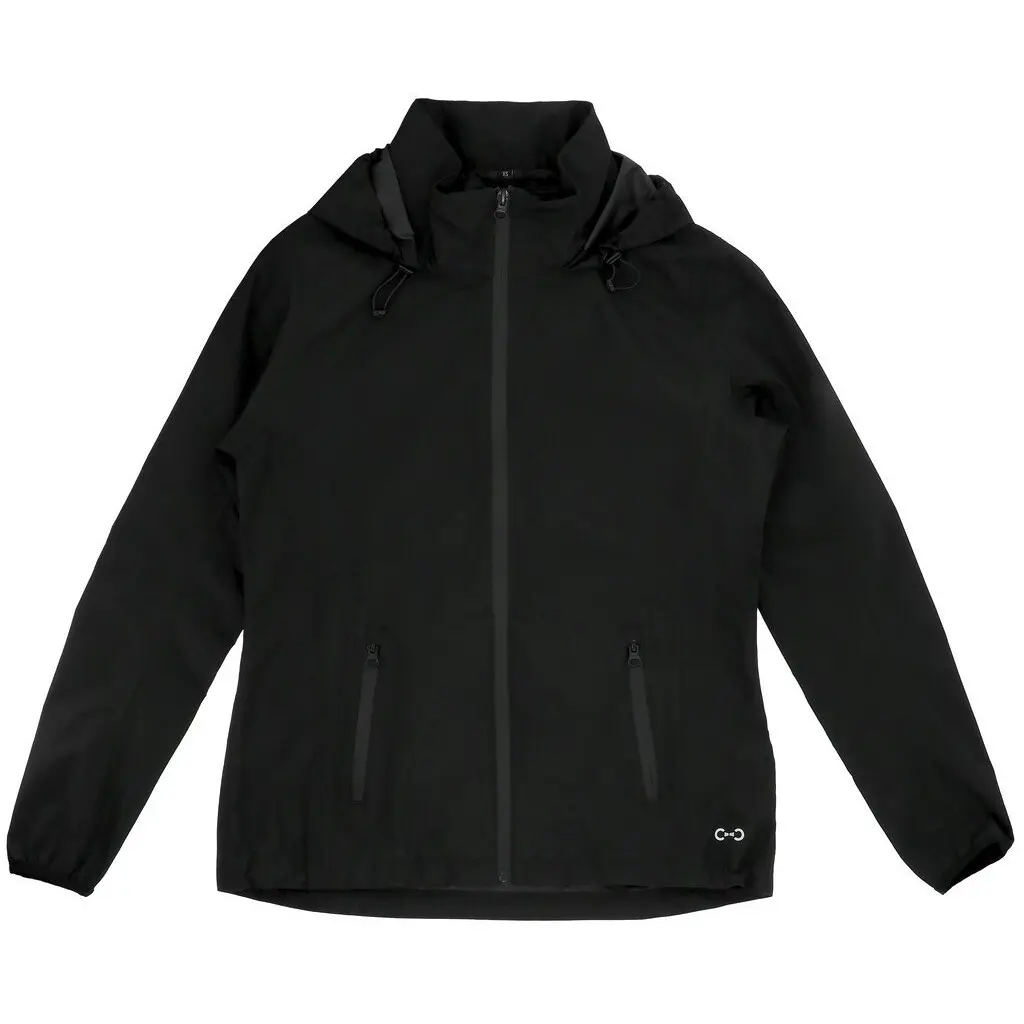 Riding World Women's Noir Blouson À Capuche Zippé Femme Riley