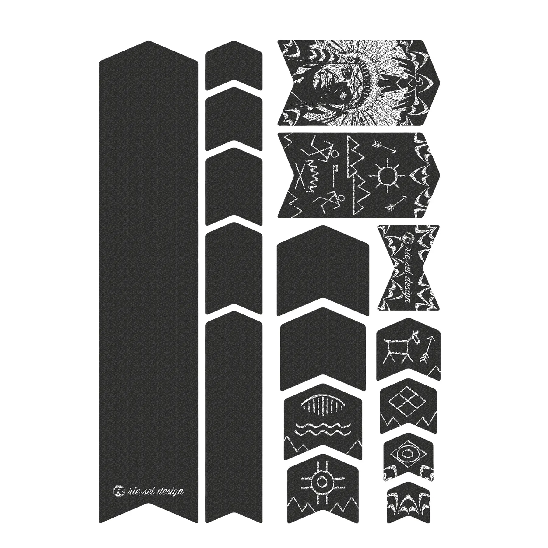 Schutzaufkleber Riesel Design Frame