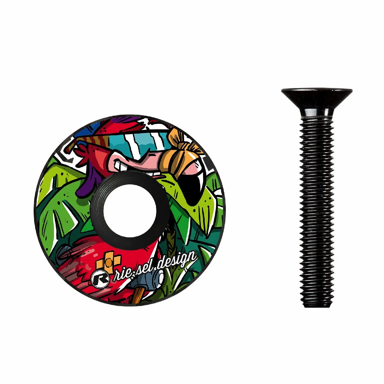 Velo Store - UK Top cap Riesel Design Stem flowmingo | Extra 10% off with Subscription, Postage £16.79 to UK Fedex.