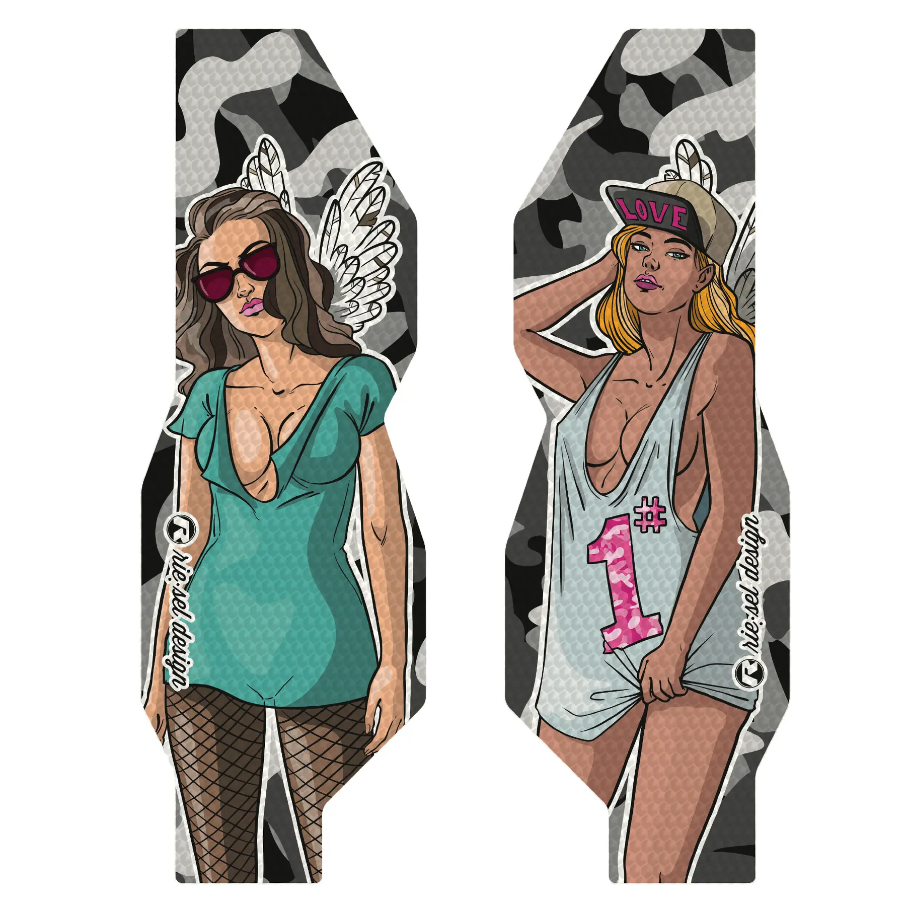 Velo Store - UK Protective stickers Riesel Design Fork | Extra 10% off with Subscription, Postage £16.79 to UK Fedex.