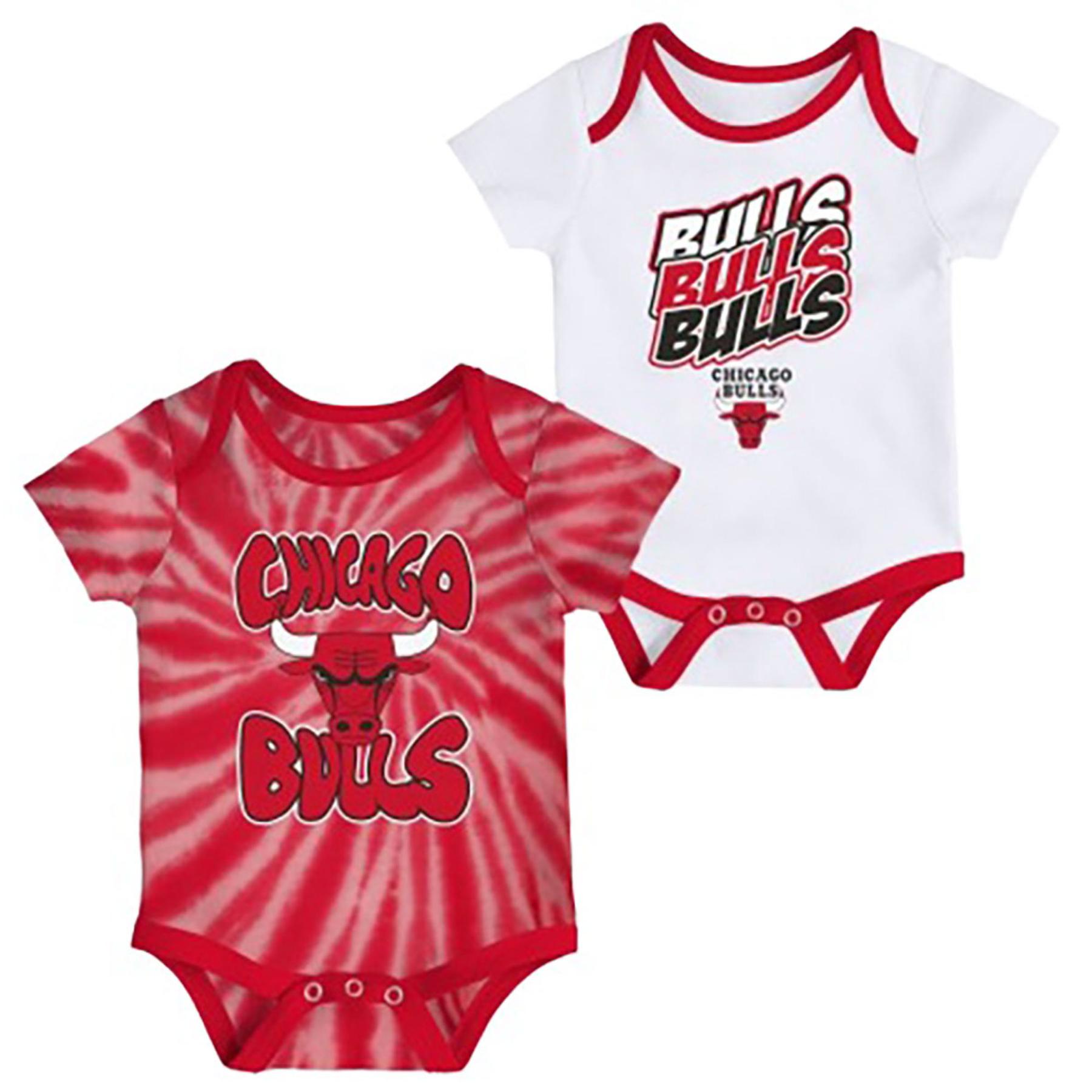 0196181786014 - Body bébé Chicago Bulls Monterey (x2)