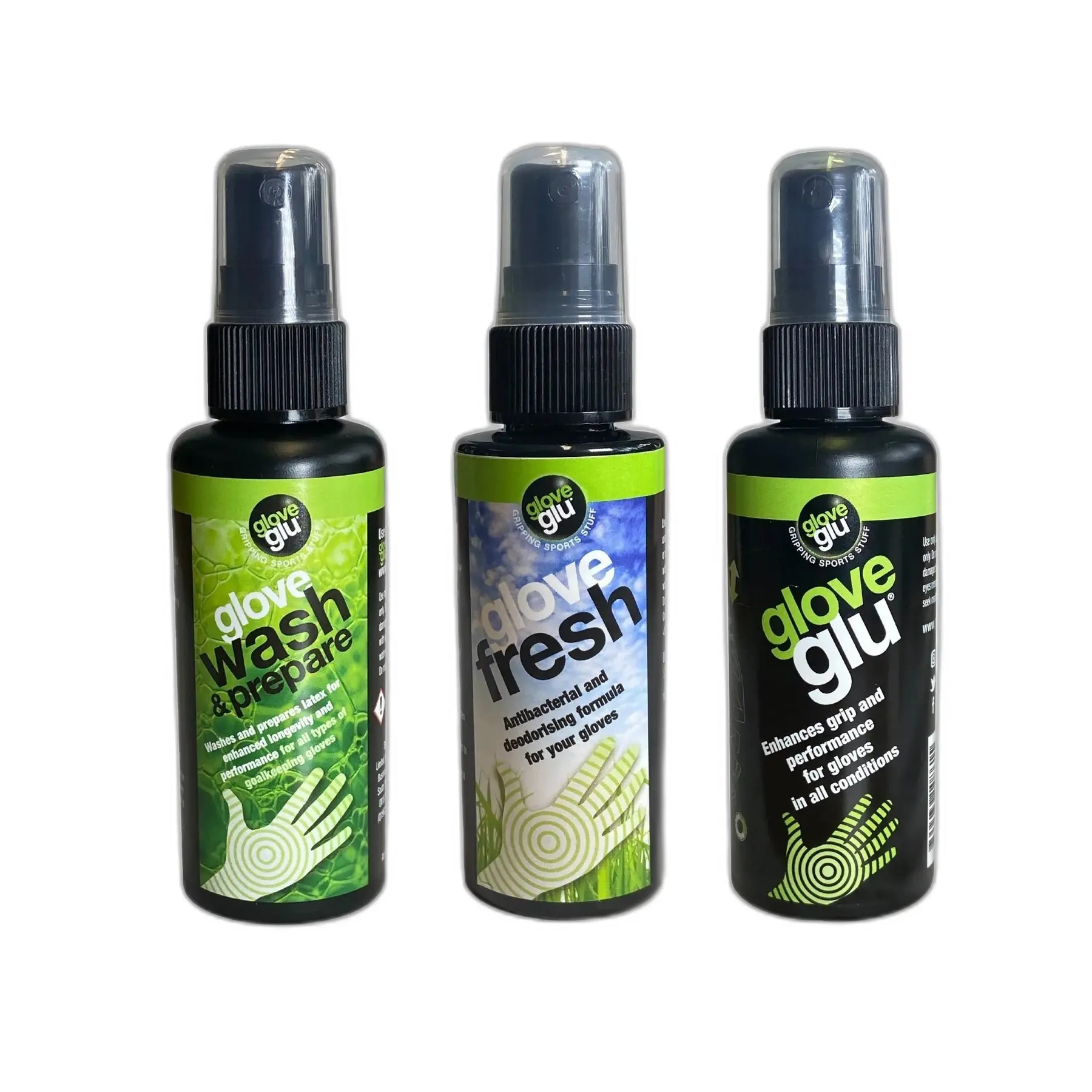 3er-Set Handschuhpflege-Essentialspray Gloveglu