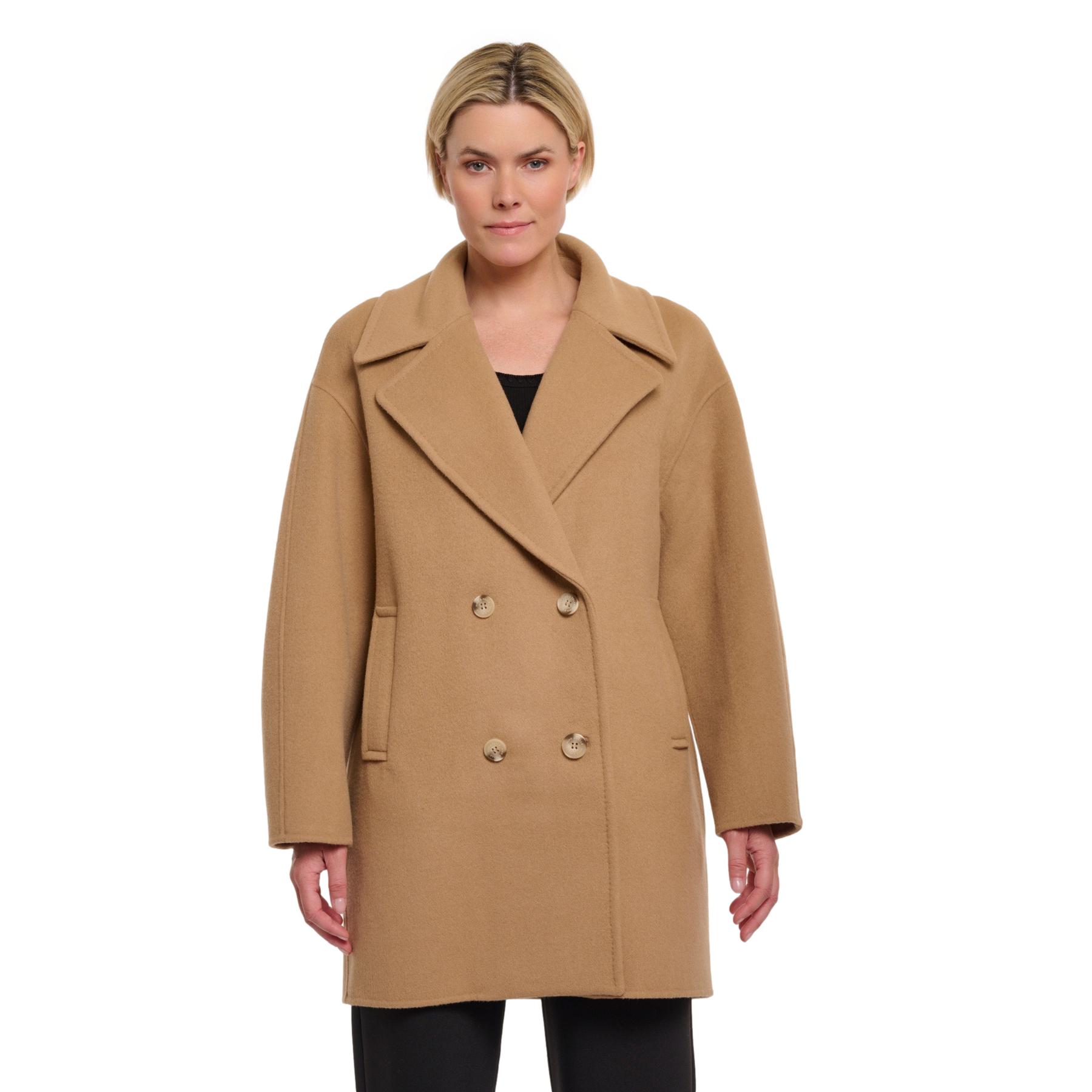 8720529509823 - Damen Doppelt unterknöpfiger Mantel Igenia