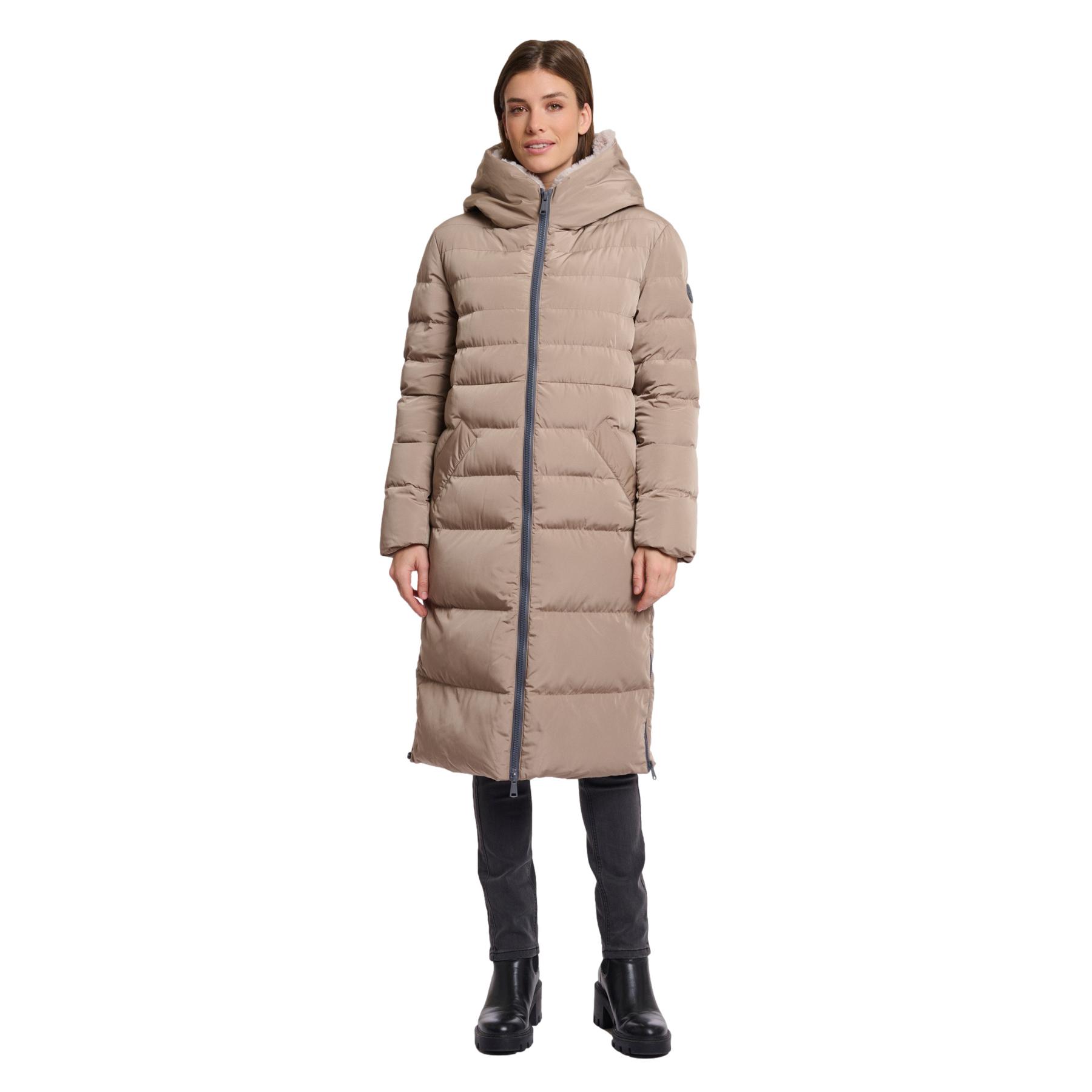 8720529515534 - Lange Daunenjacke  Damen Keilafur