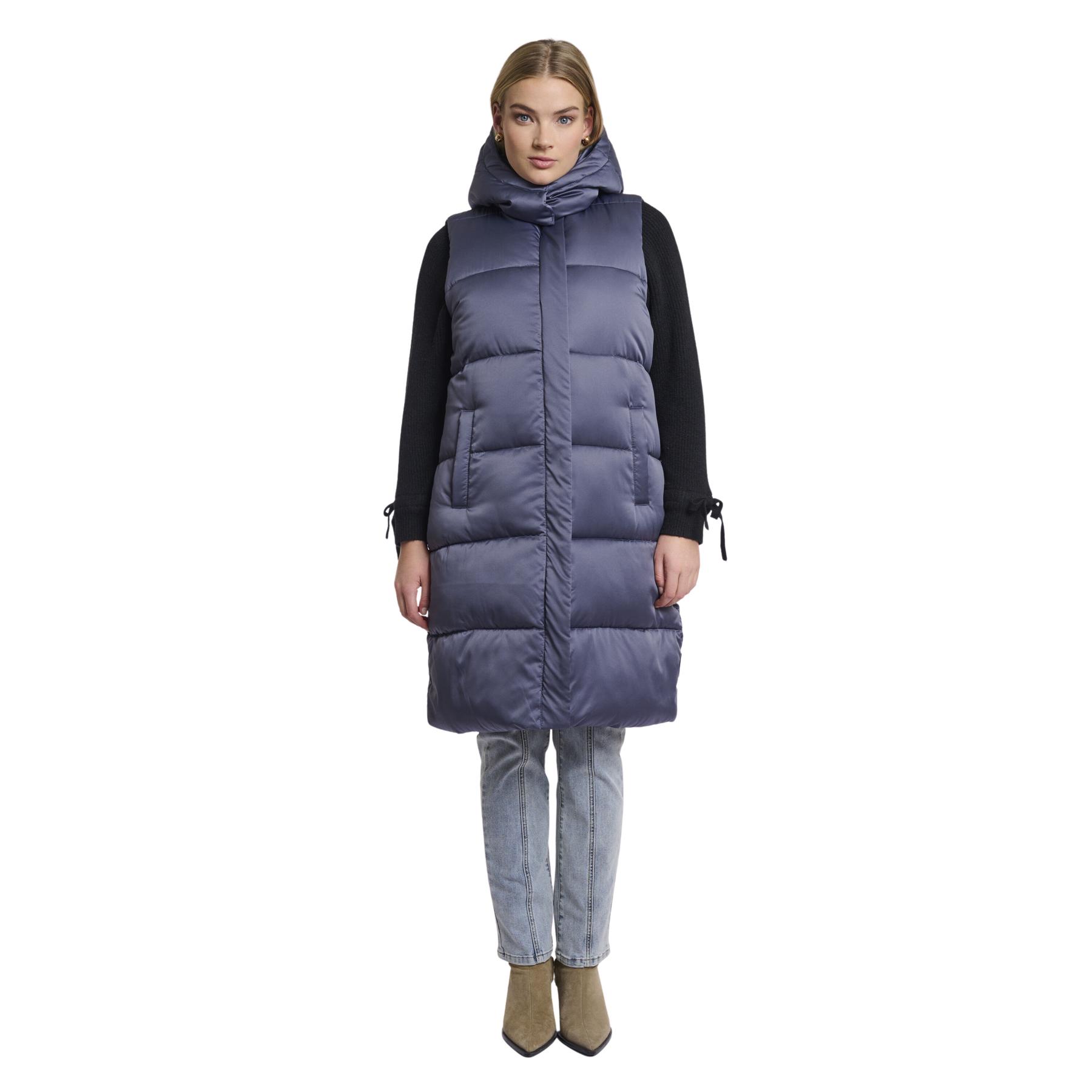 8720529520514 - Lange Daunenweste Damen Cherine