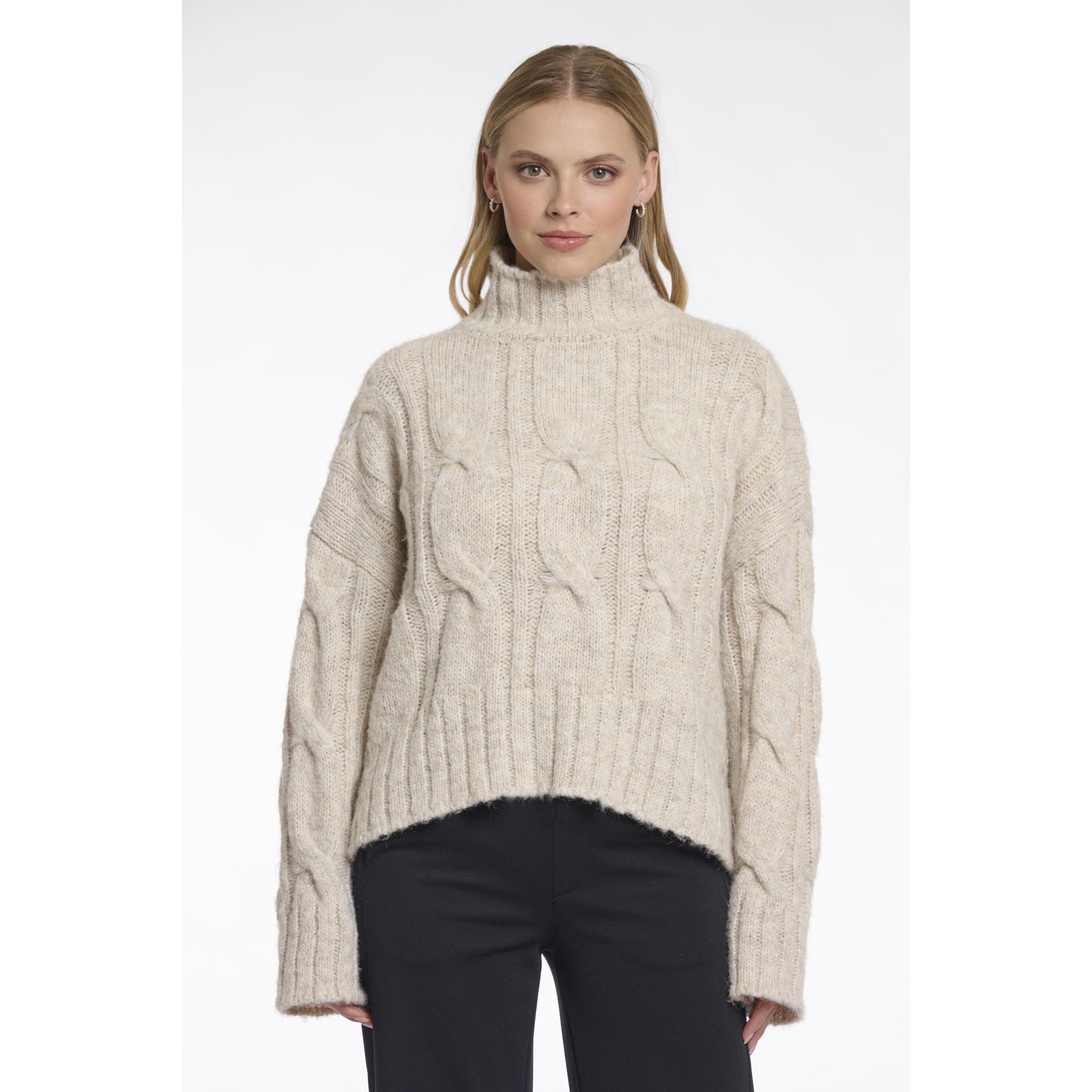 8720529523928 - Damen Rollkragenpullover aus Strick Taffie
