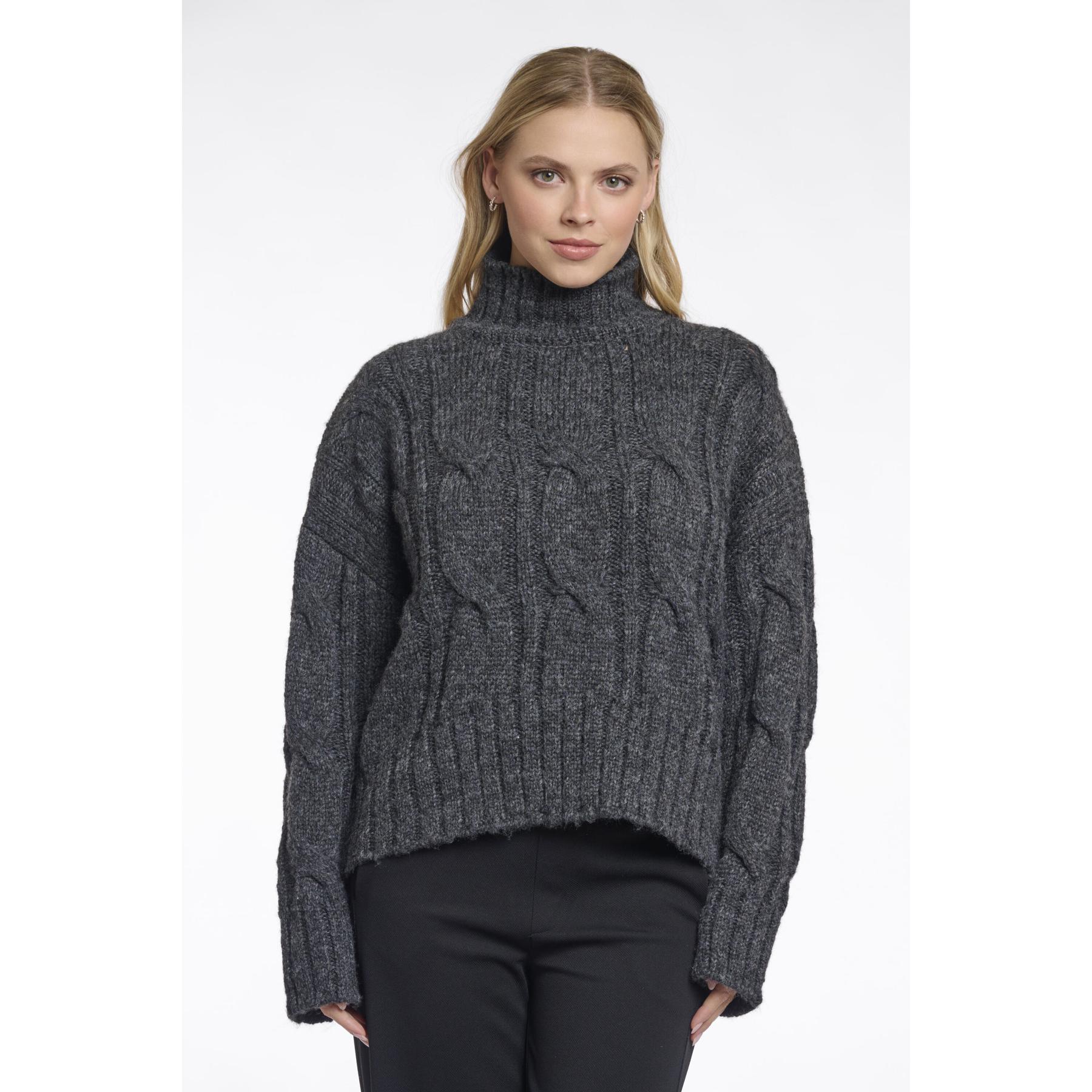 8720529524017 - Damen Rollkragenpullover aus Strick Taffie