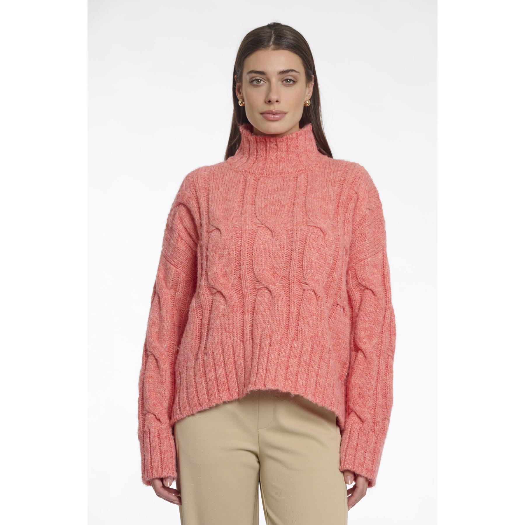 8720529523973 - Damen Rollkragenpullover aus Strick Taffie