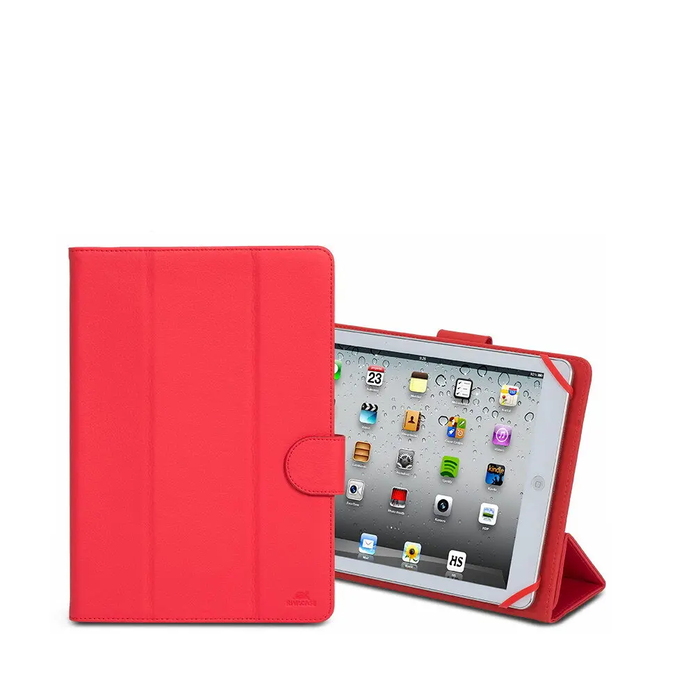 4260403571804 - Riva Case Malpensa 3137 Universal Case - Flip-Hülle für Tablet - Polyurethan-Kunstleder - Rot (4260403571804)