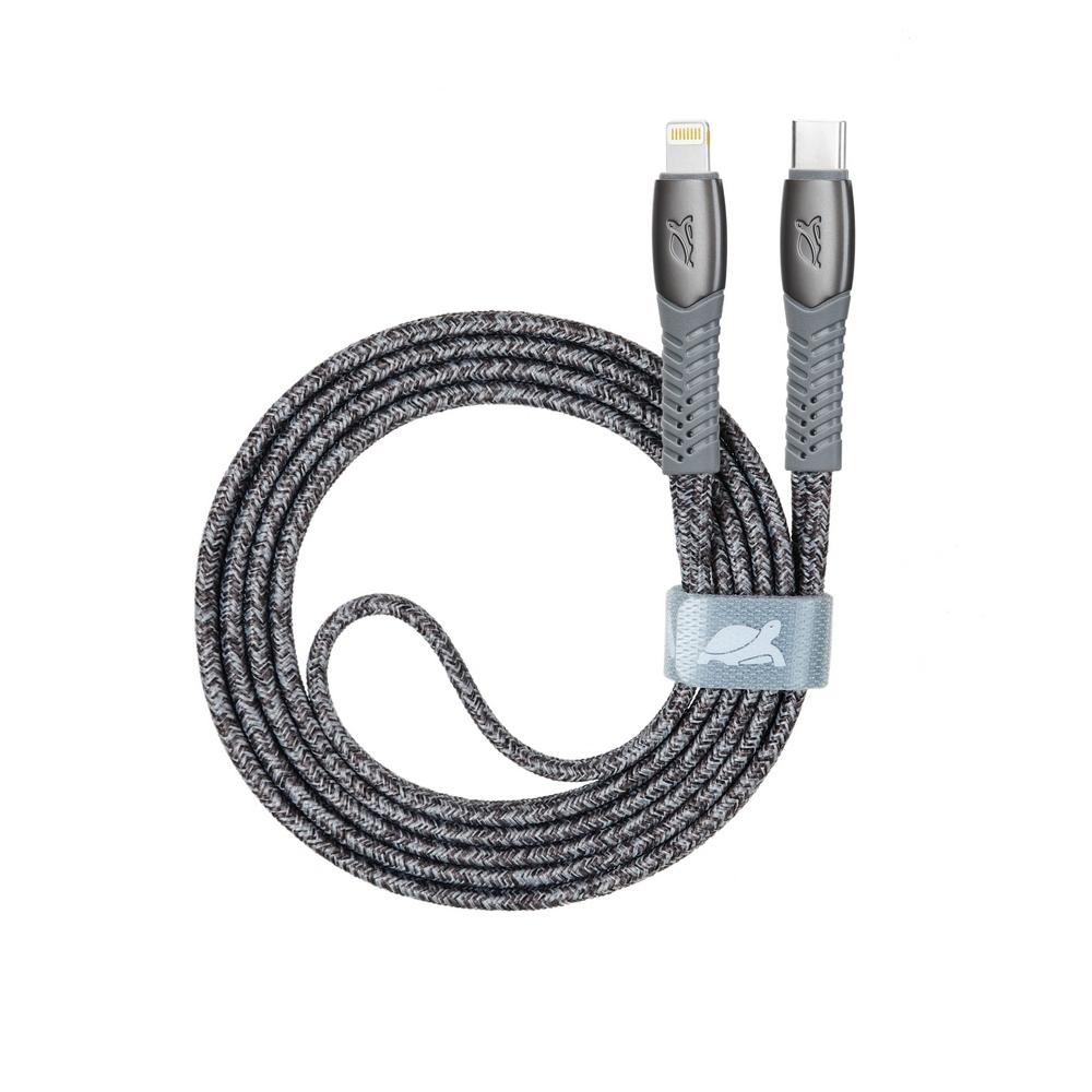 4260709011578 - Nylon-geflecht Lightning USB-C-Kabel ENG PS6107 GR12