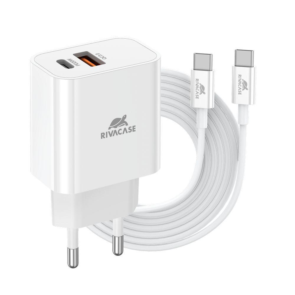 4260709013268 - Ladegerät mit USB-C USB-C-Kabel PS4102 WD4 + QC30 USB-A + USB-C
