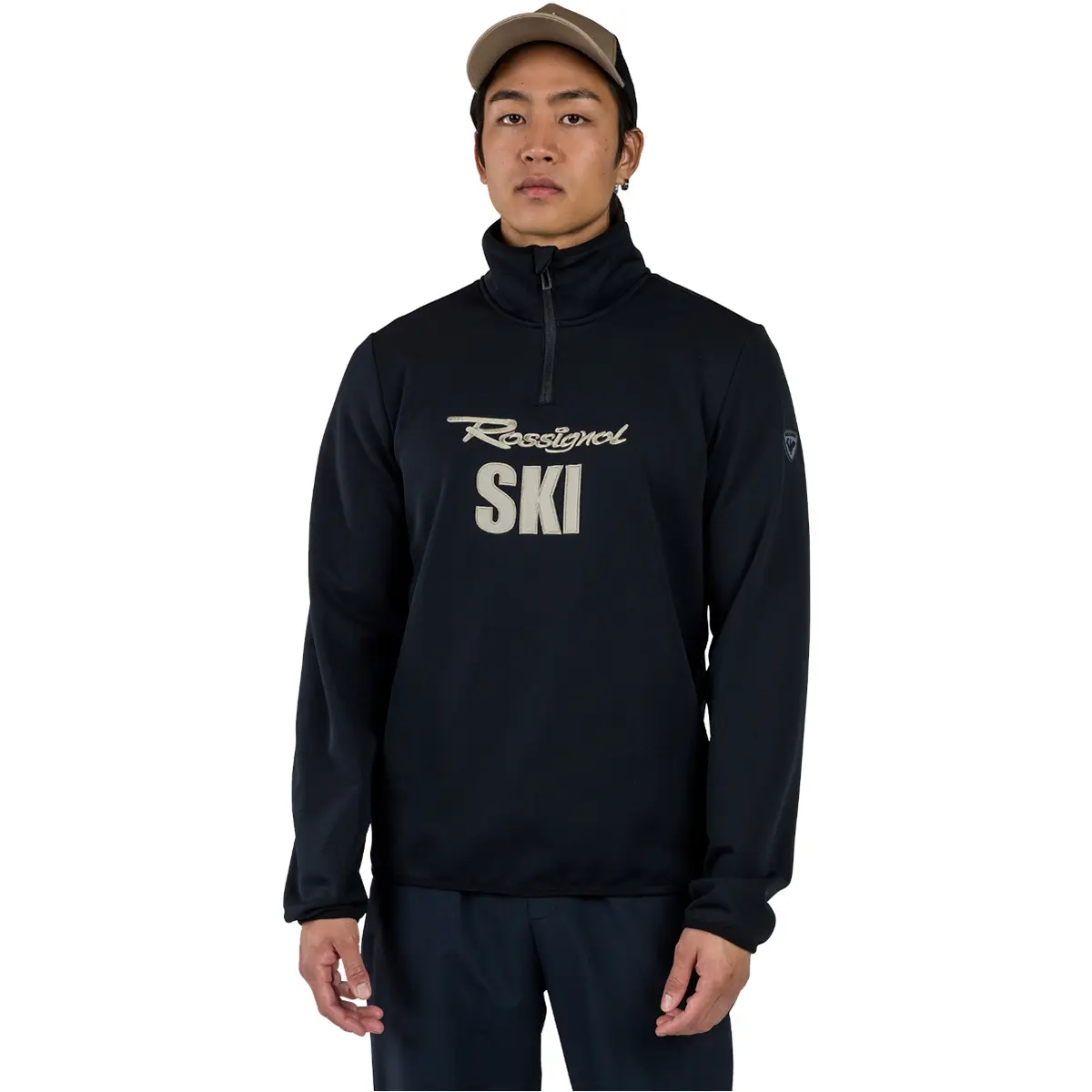 Fleece-Skijacke 1/2 Reißverschluss Rossignol Signature