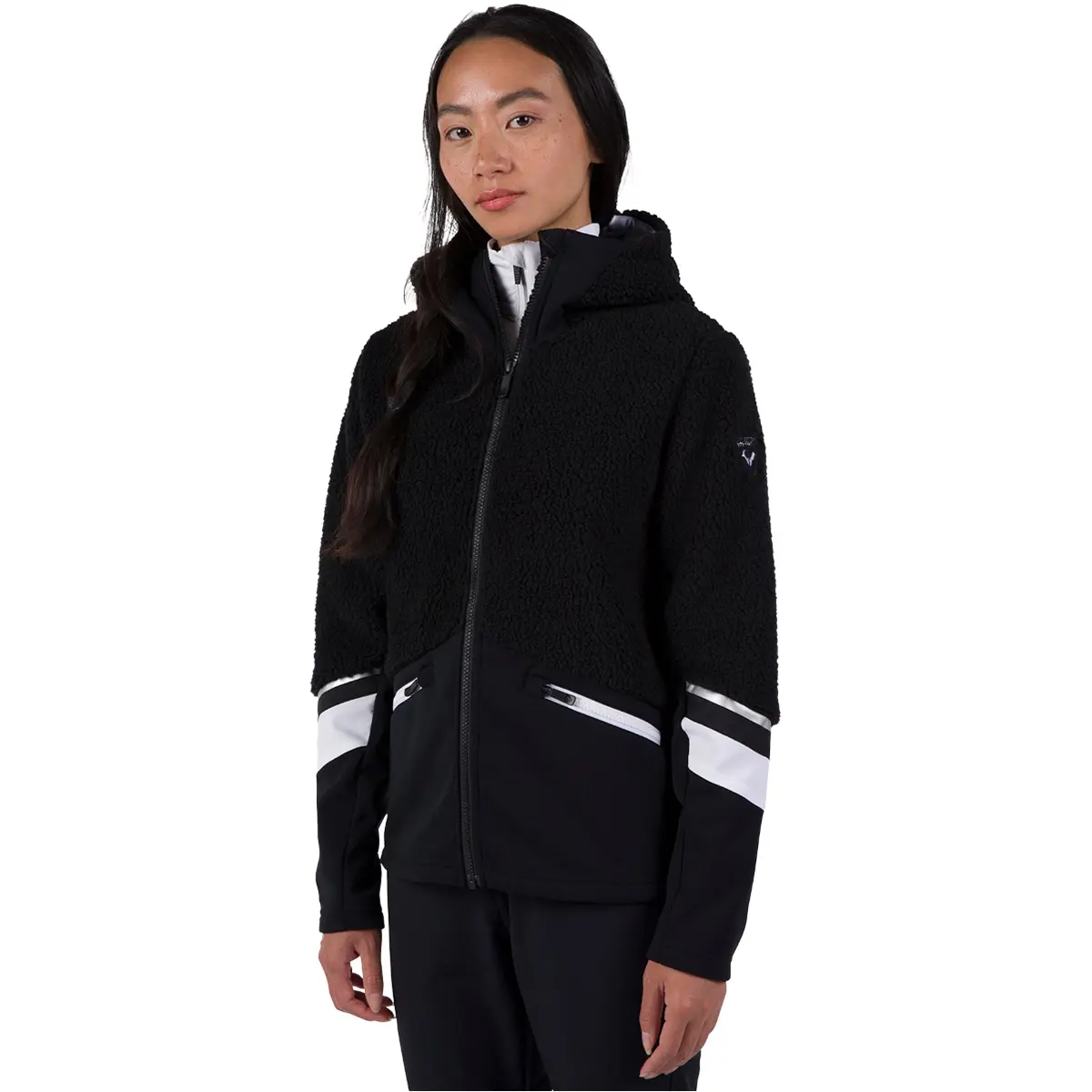Damen Fleece-Skijacke mit durchgehendem Reißverschluss Rossignol Wispile