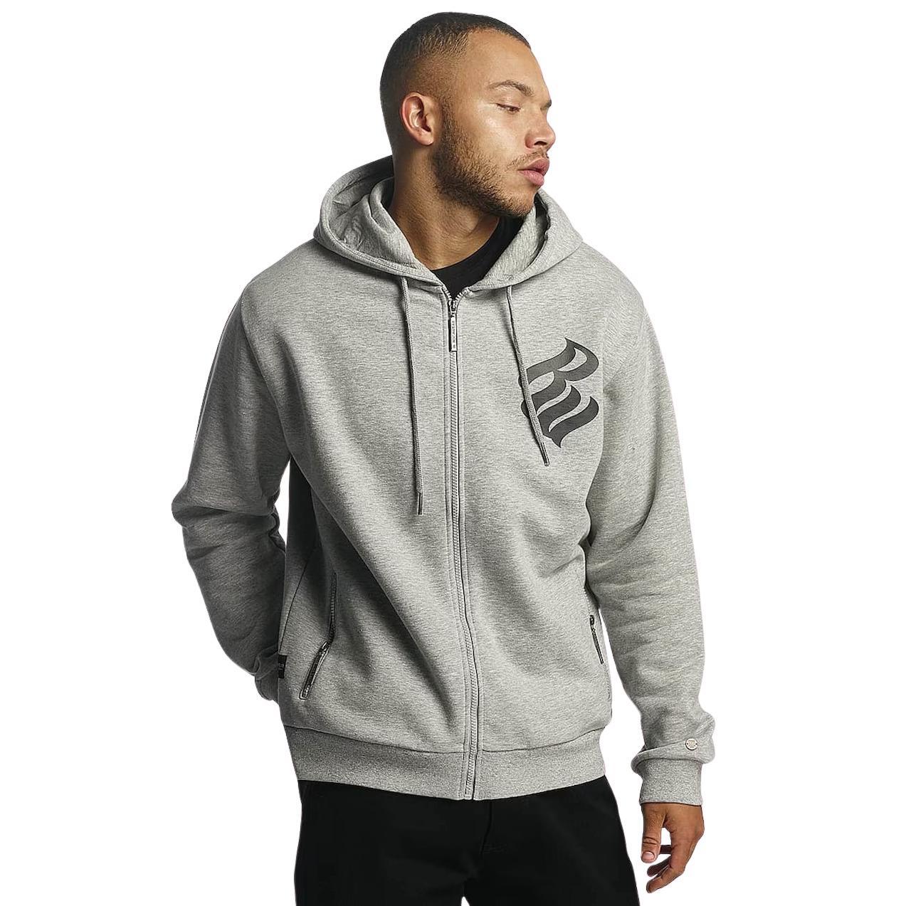 4059753207552 - Rocawear Herren Zipper ZIP HOODY RWZH008GM Grey Grau