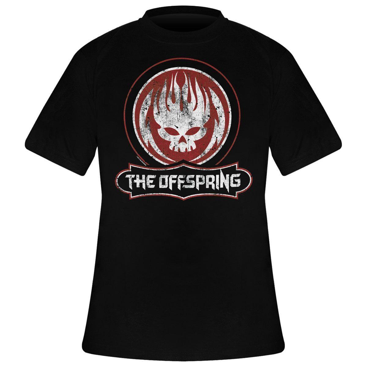 5060489505033 - T-Shirt The Offspring - Distressed Skull