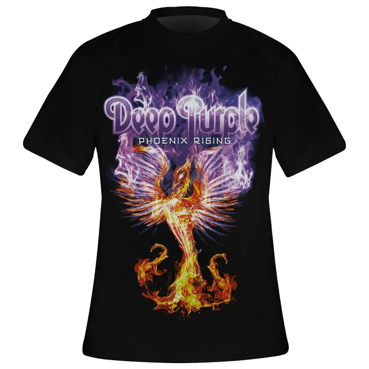 T-Shirt # M Black Unisex # Phoenix Rising-image