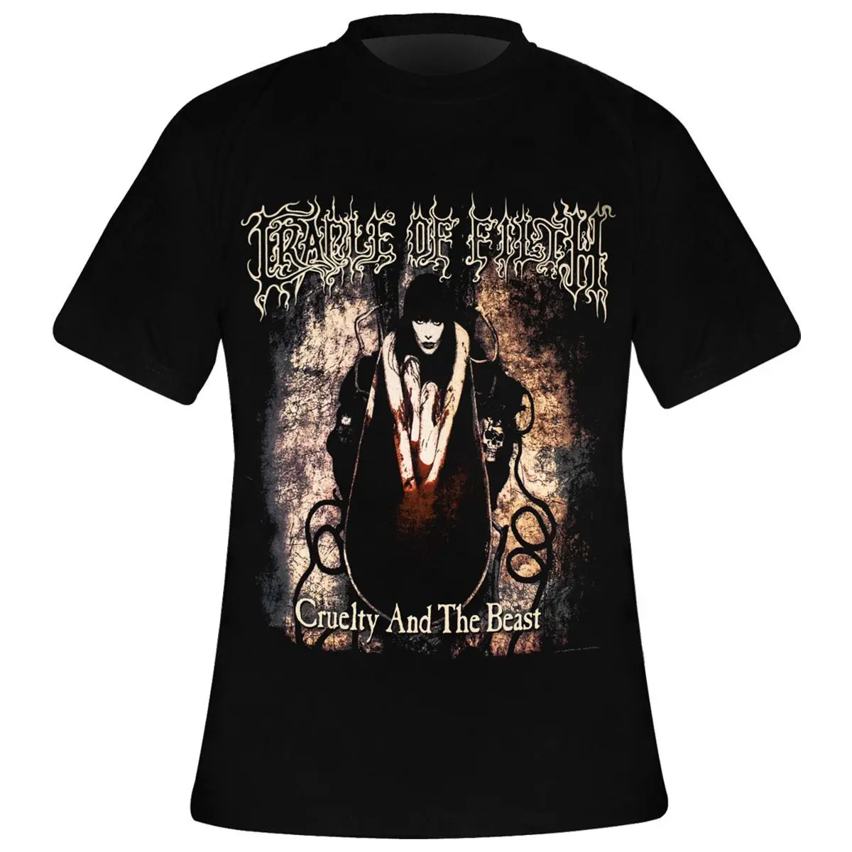 T-Shirt Rock à Gogo Cradle Of Filth - Cruelty And The Beast