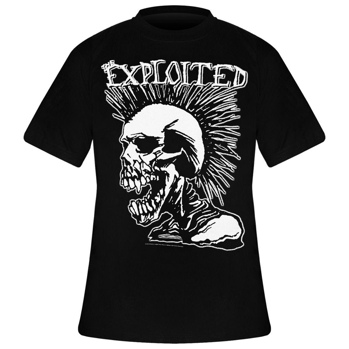 5055339781385 - Mohican Skull T-Shirt schwarz in XXL