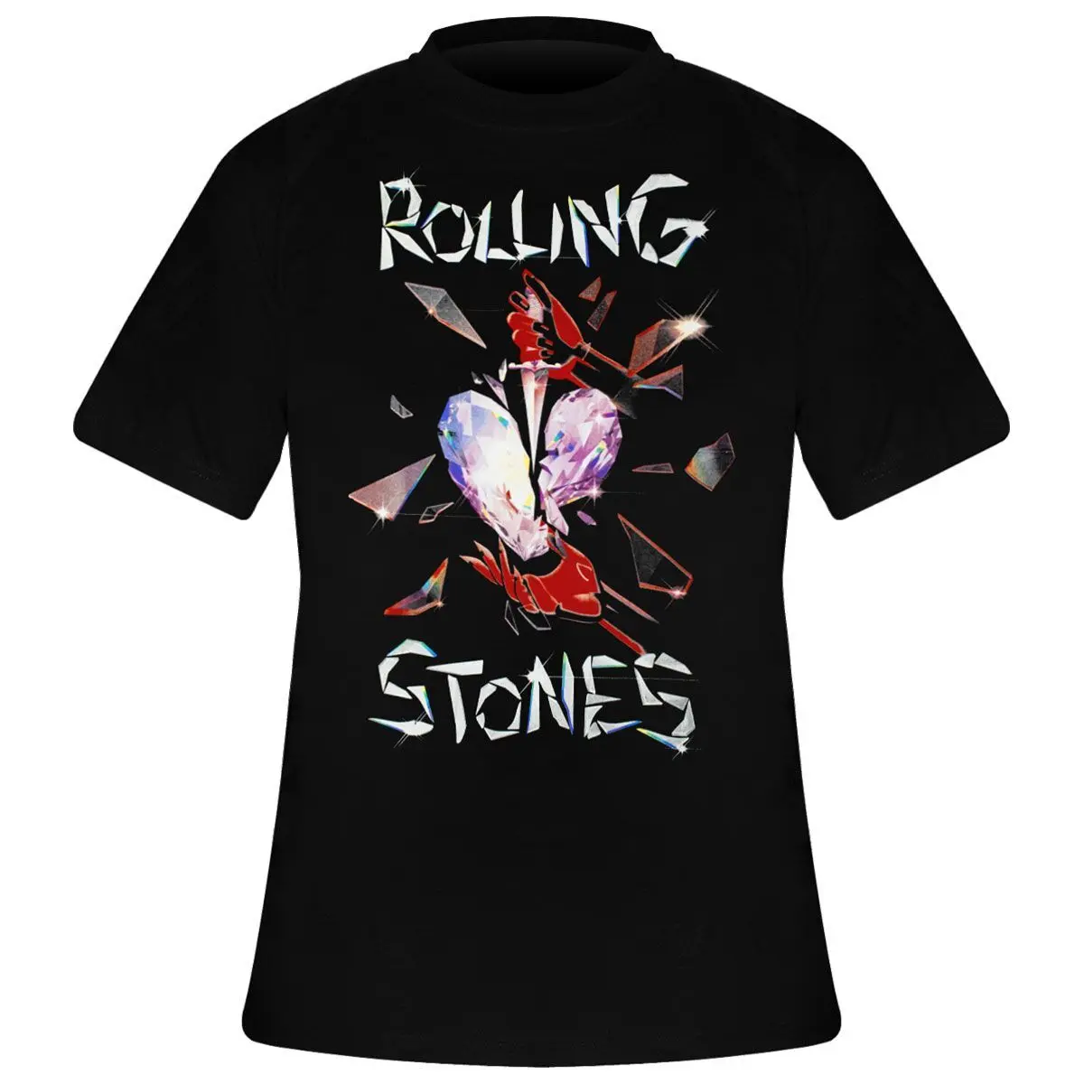 T-Shirt Rock à Gogo The Rolling Stones  Heart