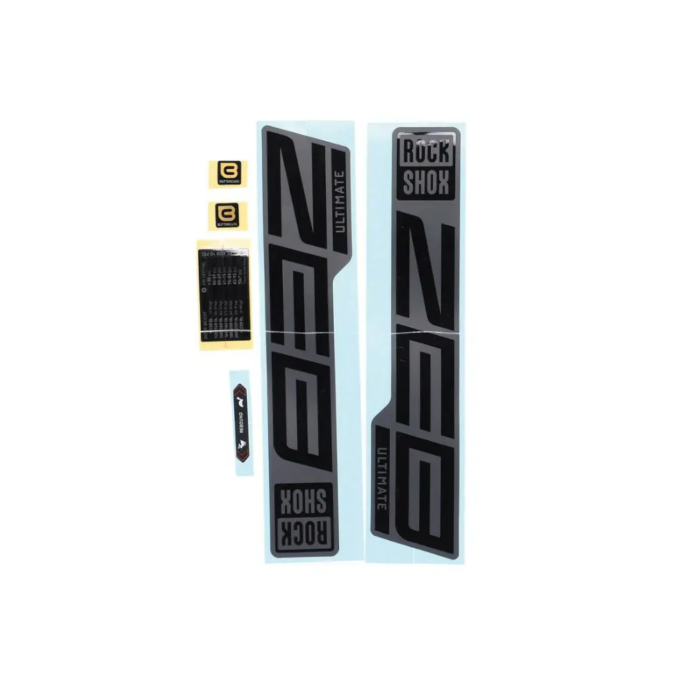 Velo Store - UK RockShox Bike fork sticker kit Rockshox Ho Zeb Ultimate Flight | Extra 10% off with Subscription, Postage £16.79 to UK Fedex.