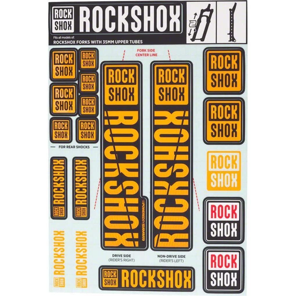 Velo Store - UK RockShox Stickers Rockshox 35mm | Extra 10% off with Subscription, Postage £16.79 to UK Fedex.