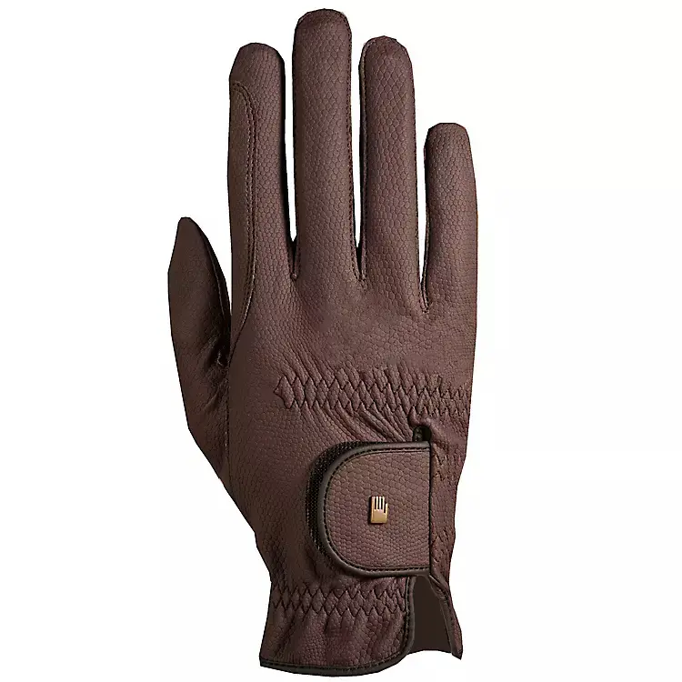 Roeckl Marron Riding Gloves For Children Grip