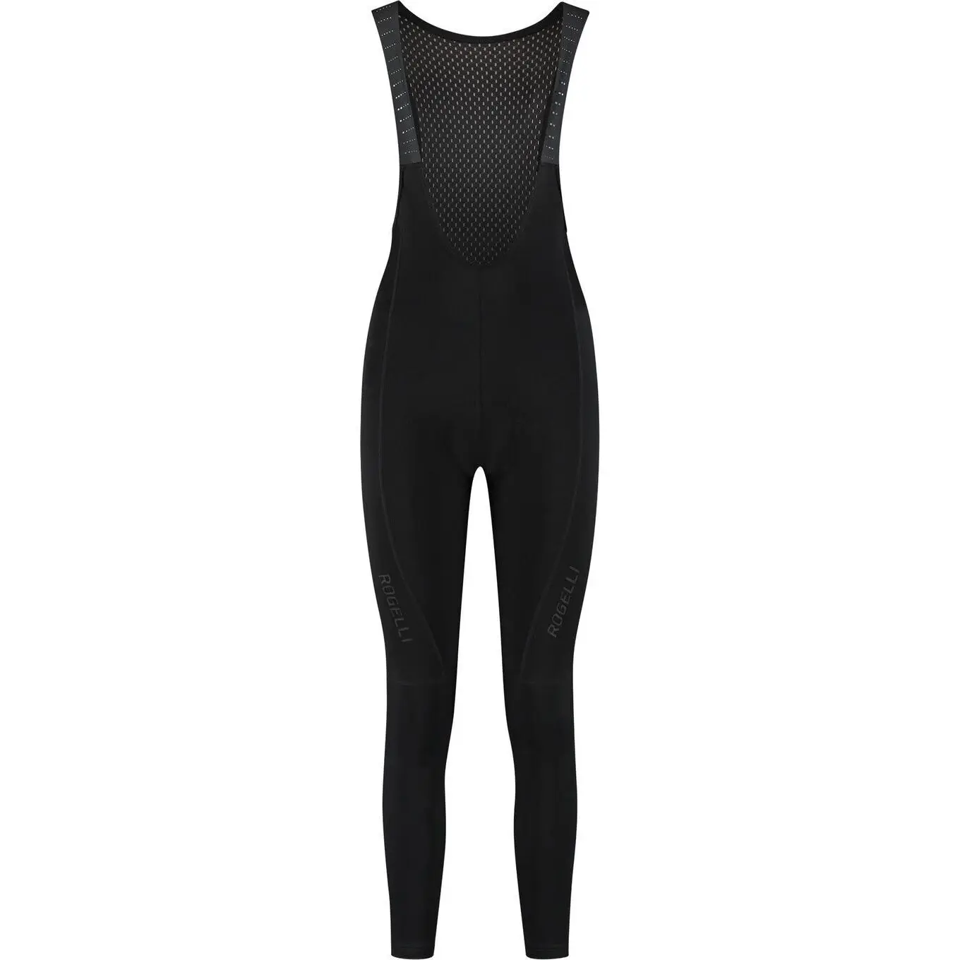 Rogelli Essential II Dames Lange Fietsbroek - Bretels - Zeem - Zwart