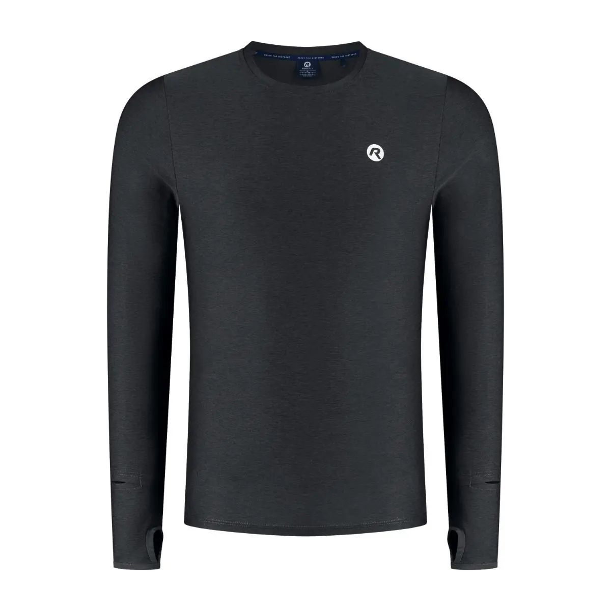 Rogelli Men's Noir Long Sleeve Jersey Essential