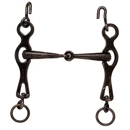 Mors portugais pour cheval bouche fendue Roldan
