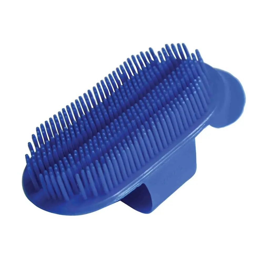 Roma Bleu Plastic Curry Comb For Horses Sarvis