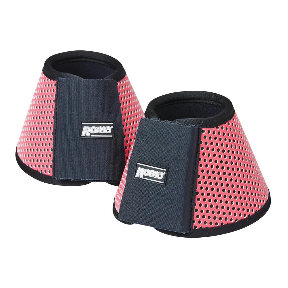 Roma Rose Absorbent Horse Bell Boots Air Flow