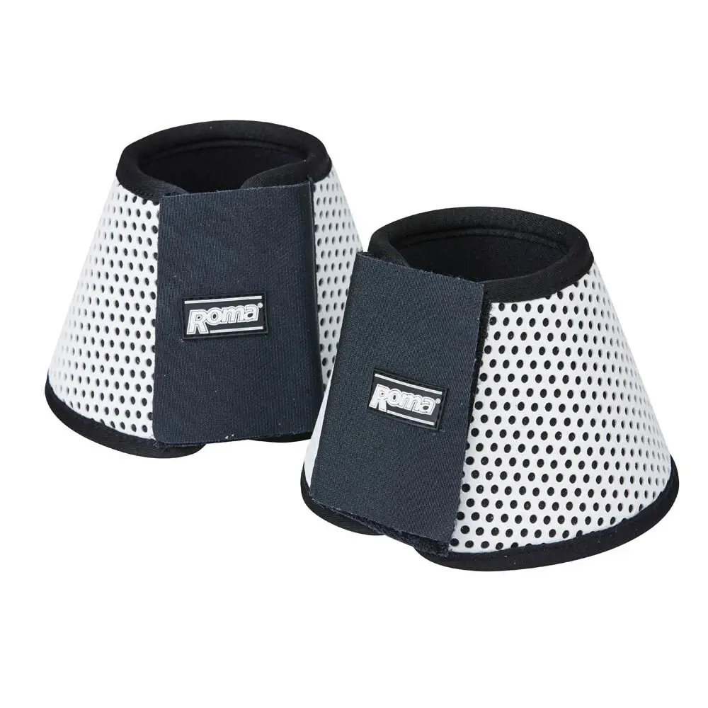 Roma Blanc Absorbent Horse Bell Boots Air Flow