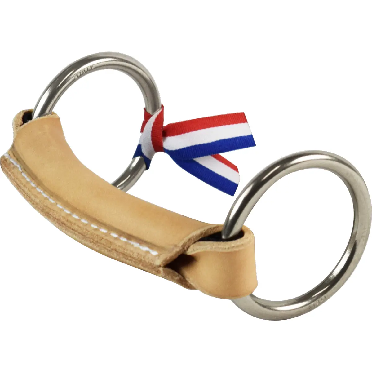 Meilleurs prix pour Mors 2 anneaux pour cheval cuir rond Ronzon Legend