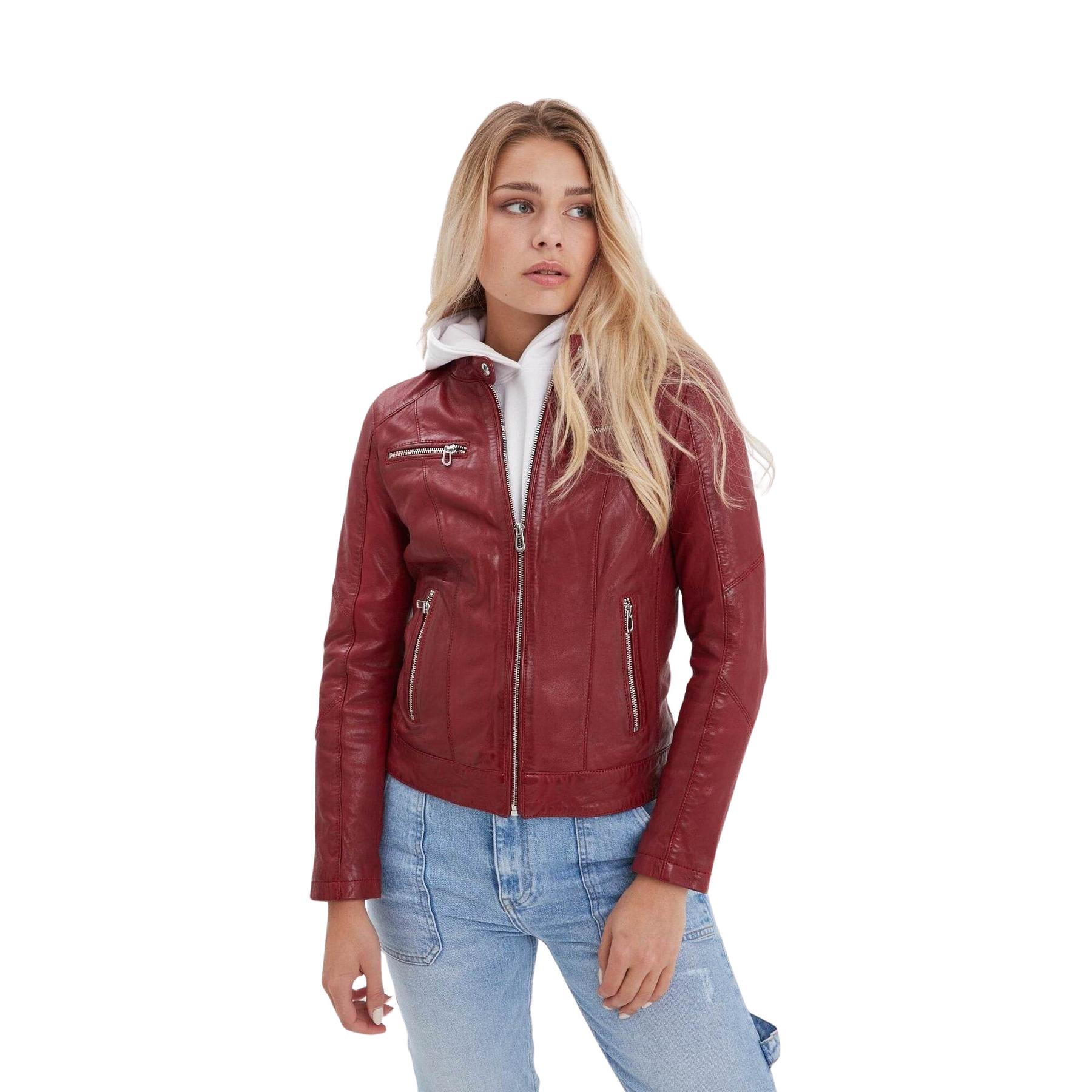 3665653854355 - Lederjacke Damen Jolya Lamb Vita