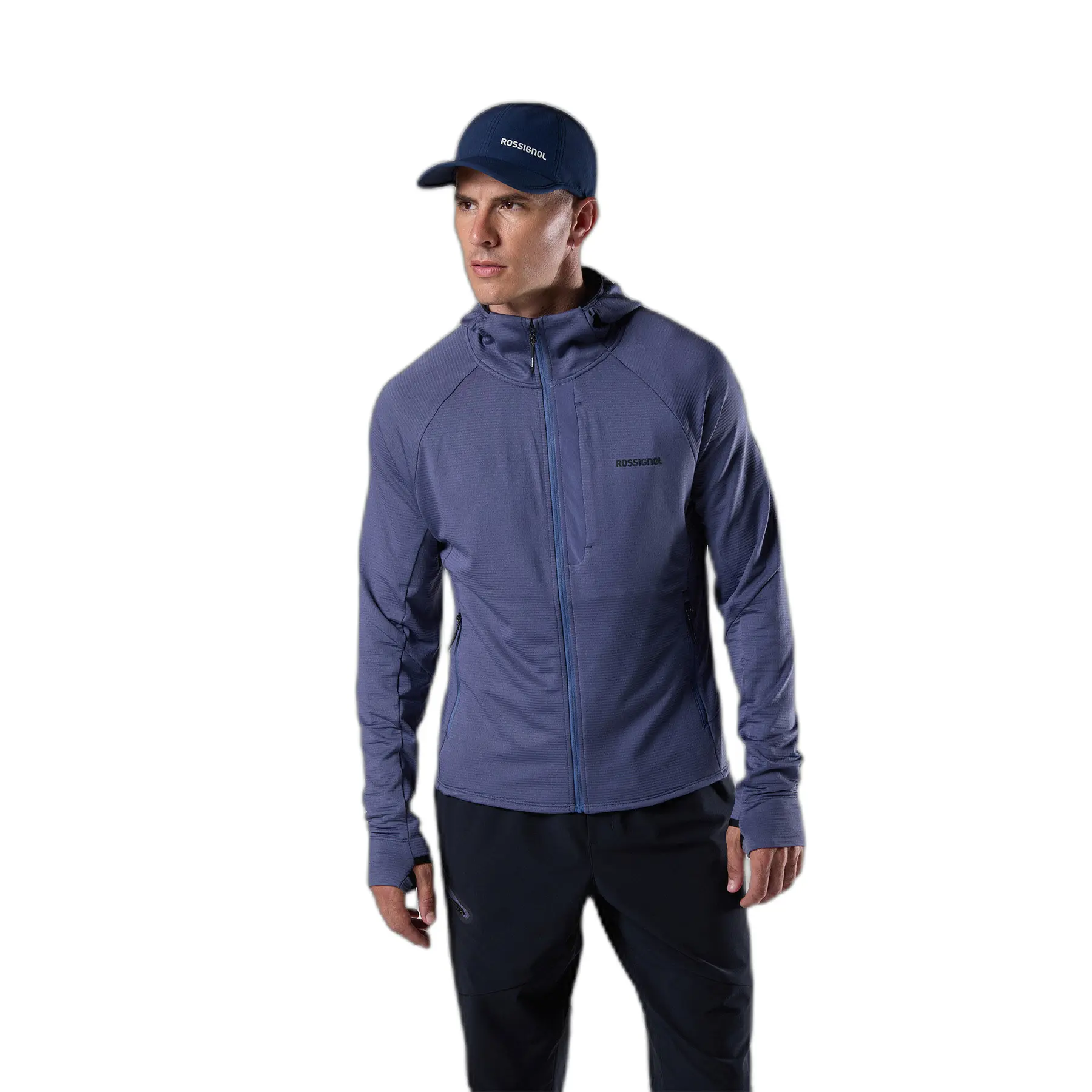 Image of Kapuzensweatshirt mit Reißverschluss Rossignol Textured Layer