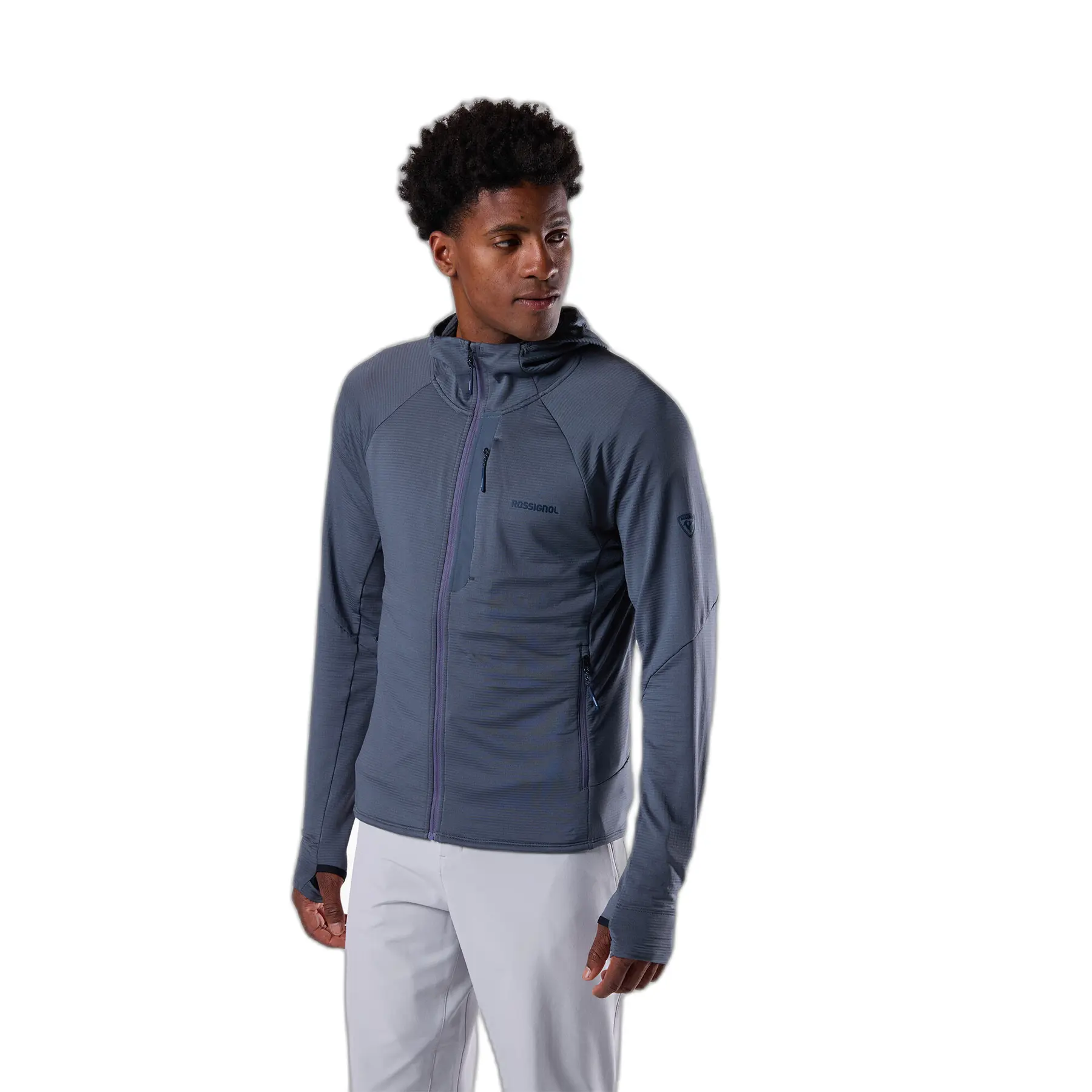 Zip-up hoodie Rossignol Textured Layer