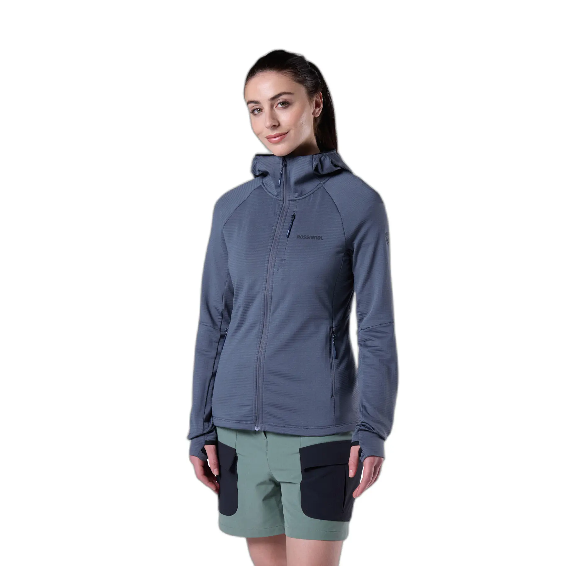 Texturiertes Midlayer Hoodie für Damen Rossignol