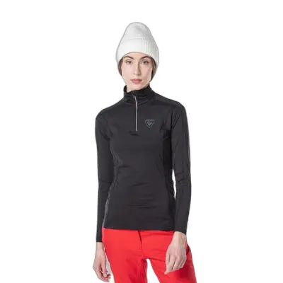 Klassischer Damen-Pullover mit 1/2 Reißverschluss Rossignol