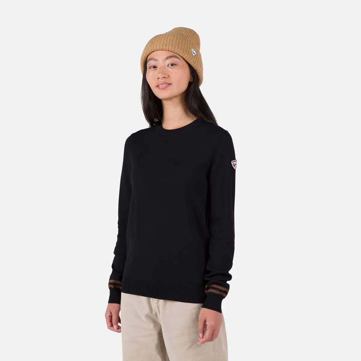 Pullover mit Rundhalsausschnitt Damen Rossignol Corporate