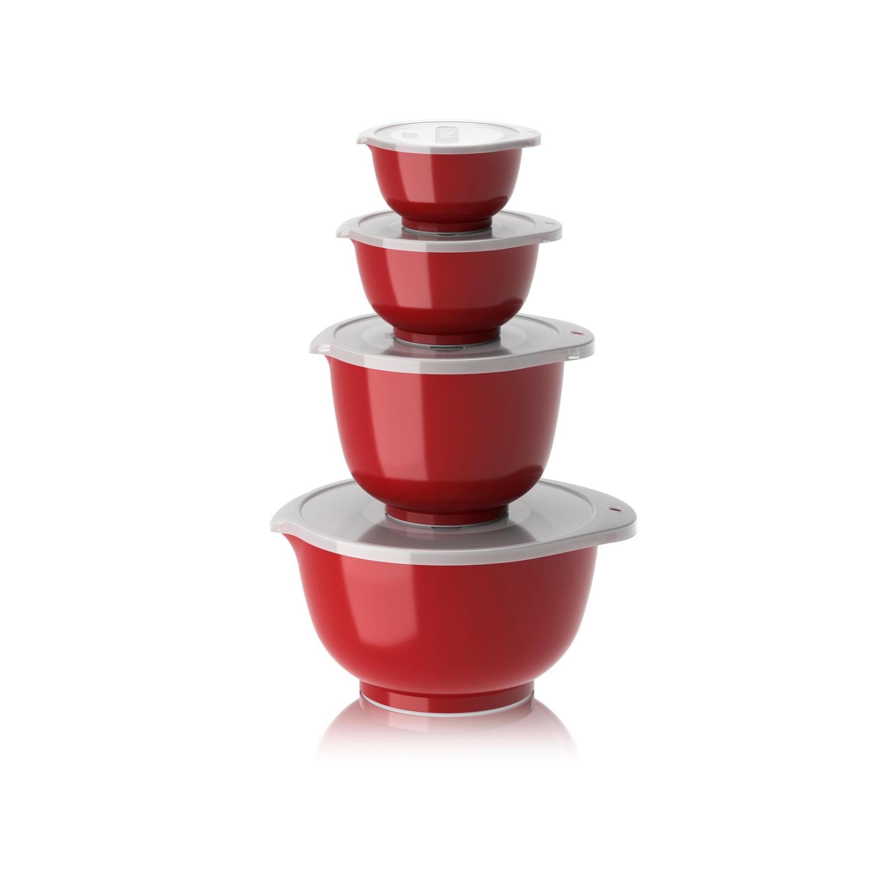 5722000299639 - - Margrethe Bowls - Set of 4 + Lids (Red)