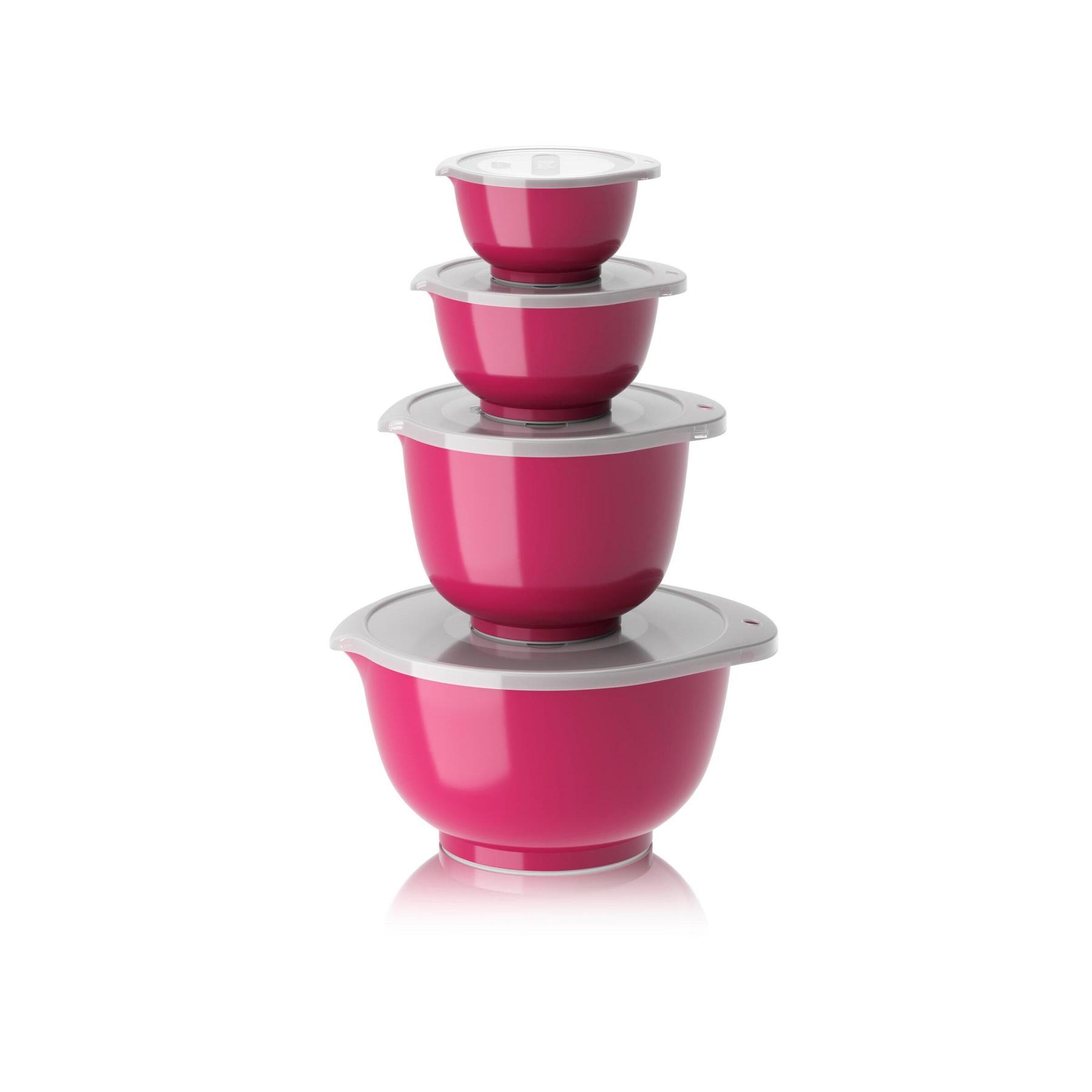 5722000299660 - - Margrethe Bowls - Set of 4 + Lids (Beetroot)
