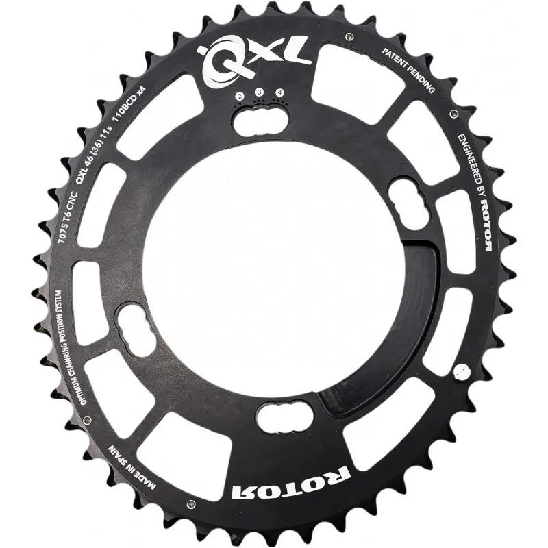 Rotor Kettenblatt ALDHU 3D+ / VEGAST, 4-Arm, Q-Rings, 110 mm Lochkreis