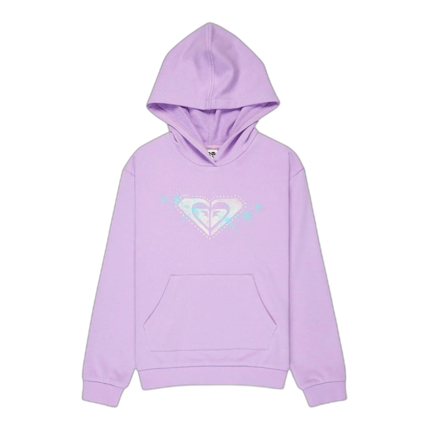 Roxy Girls Violet Hoodie Surf Feeling Brushed Terry