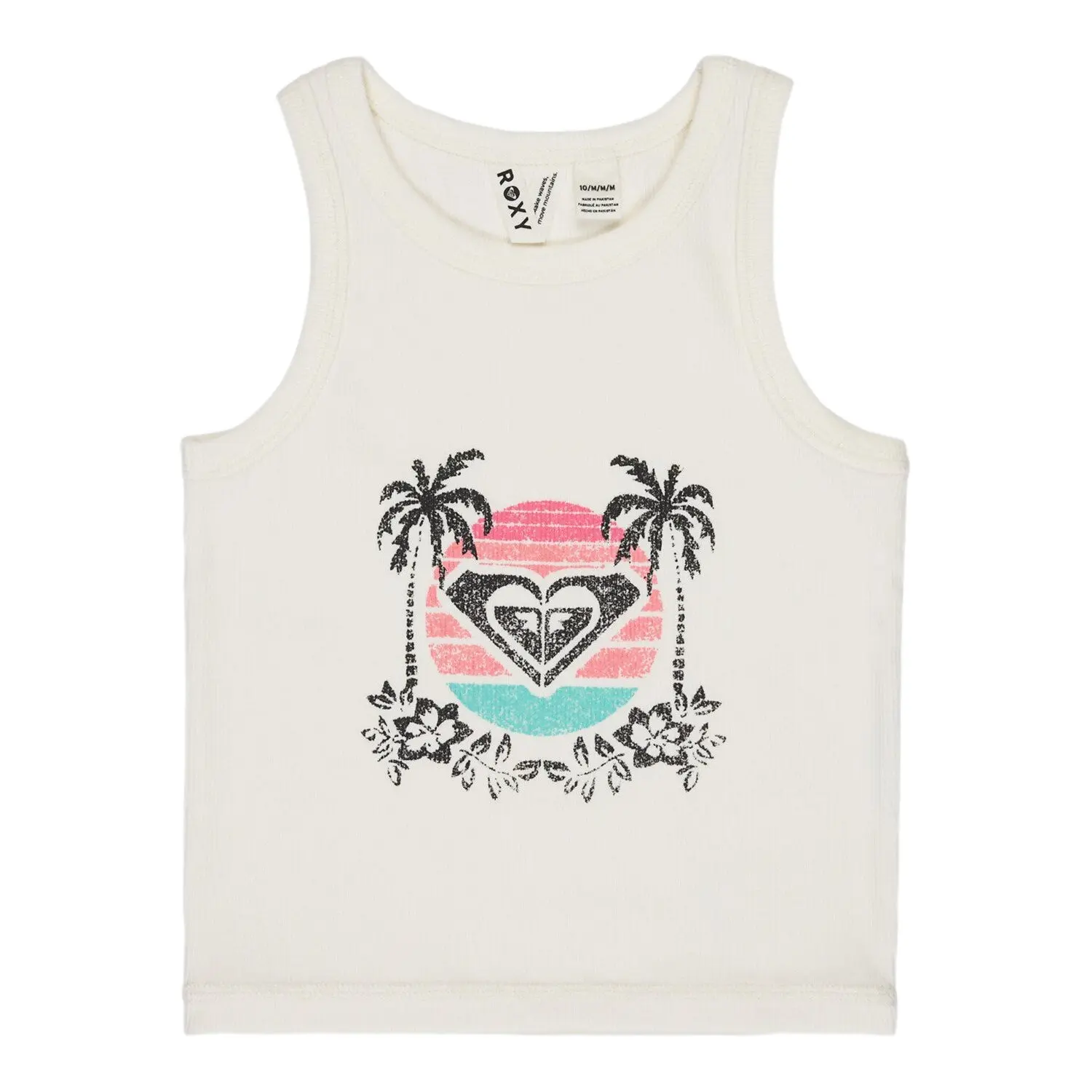 Roxy Girls Blanc 'S Tank Top Iconic Days