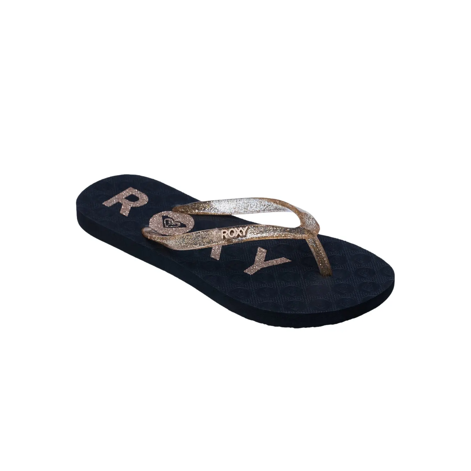 Roxy Girls Noir 'S Flip-Flops Viva Sparkle