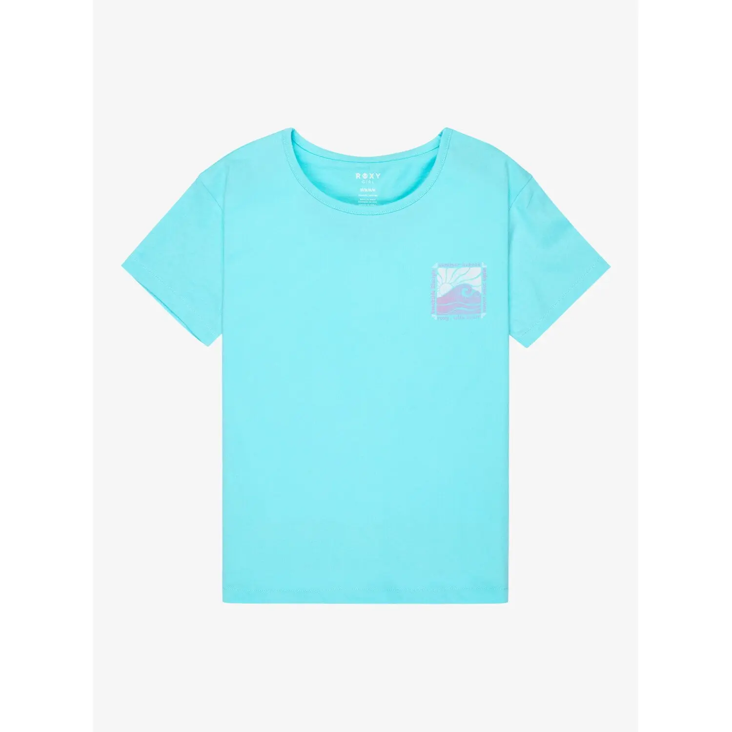 Roxy Girls Bleu Organic Cotton T-Shirt Lilyregular Night Vintage