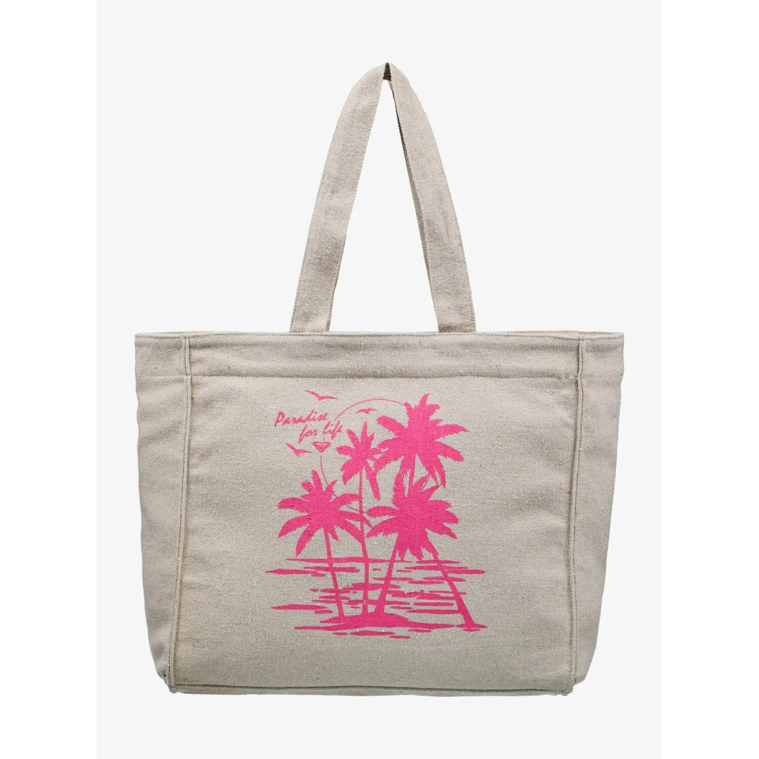 Roxy Women's Beige Tote Bag Chase The Wave