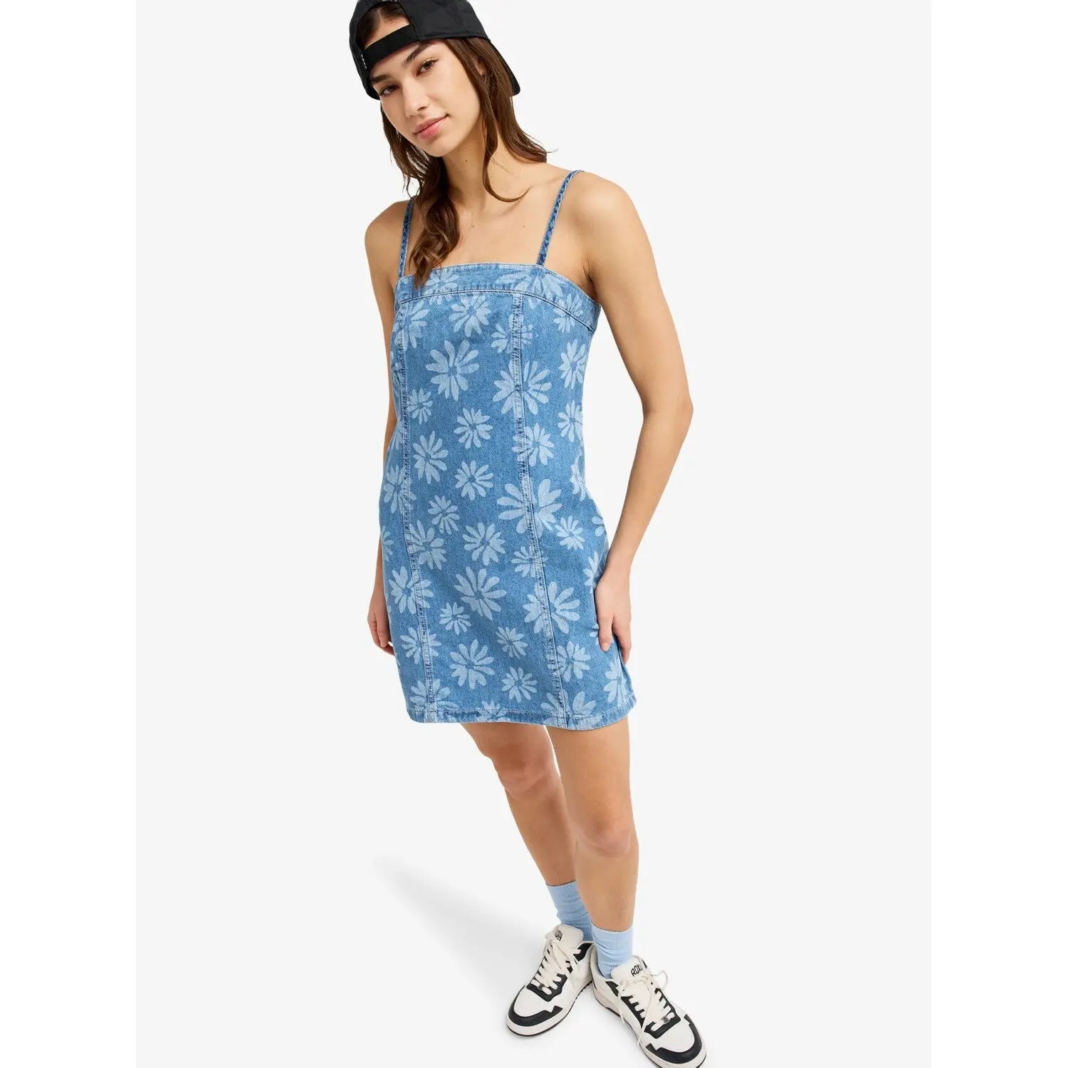 Roxy Women's Bleu Denim Dress Dreamy Daze