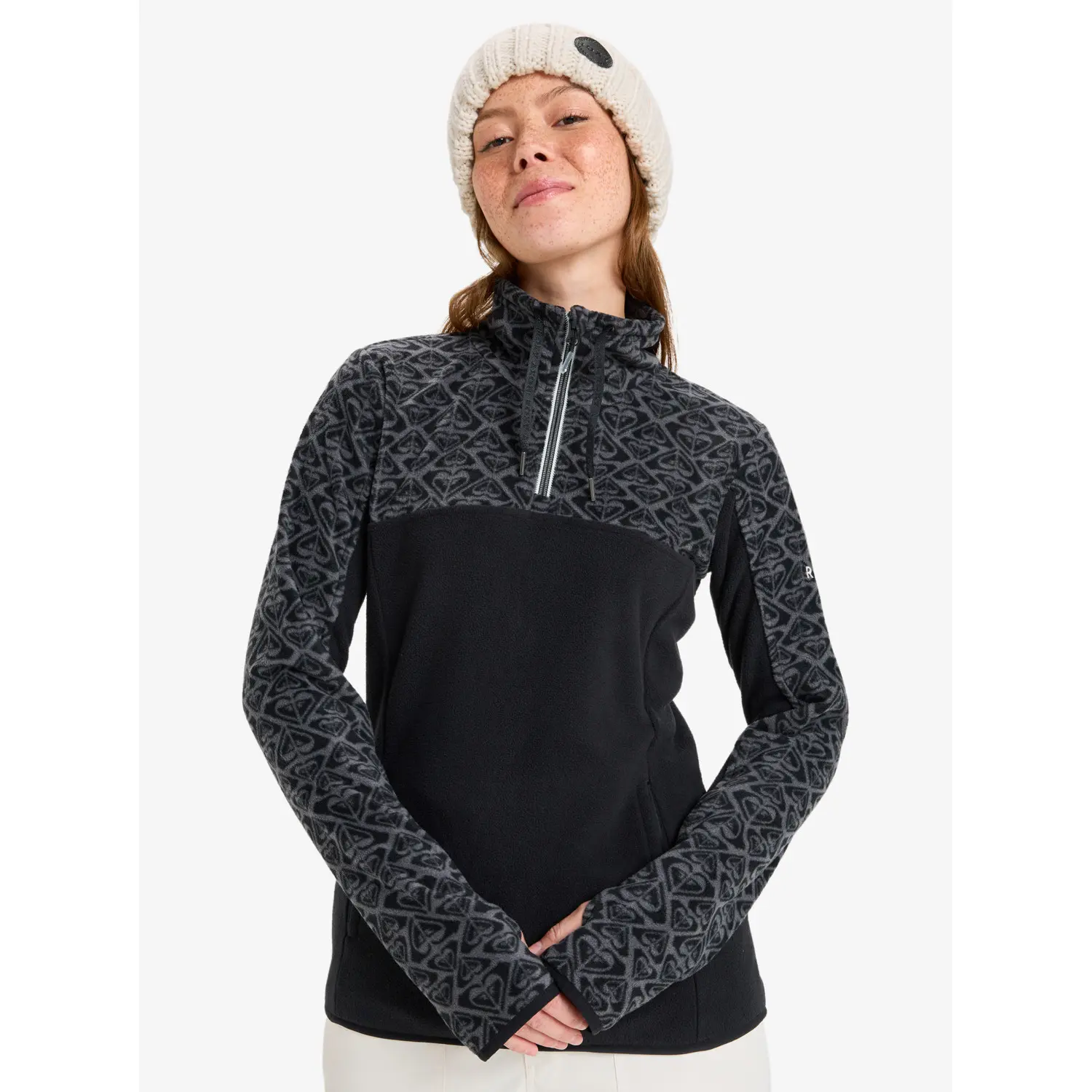 Fleece 1/2 Zip Damen Roxy Sayna